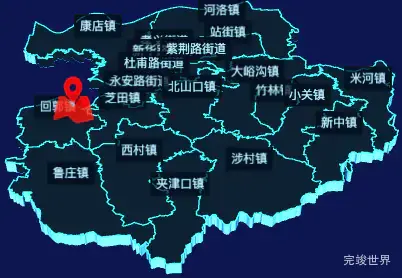 echarts郑州市巩义市geoJson地图3d地图自定义图标